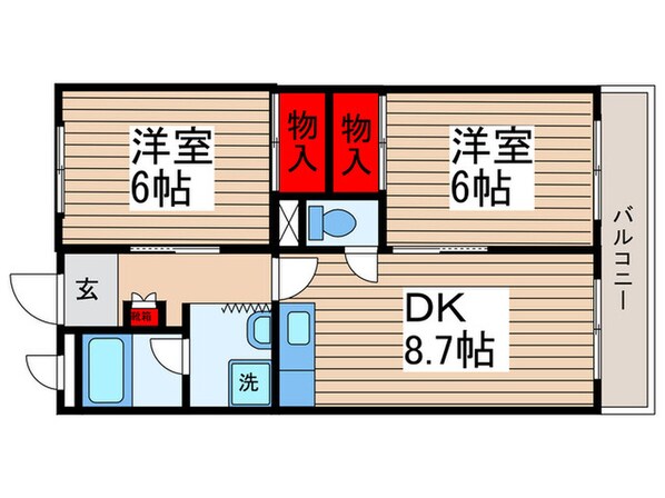 ハイム広尾の物件間取画像